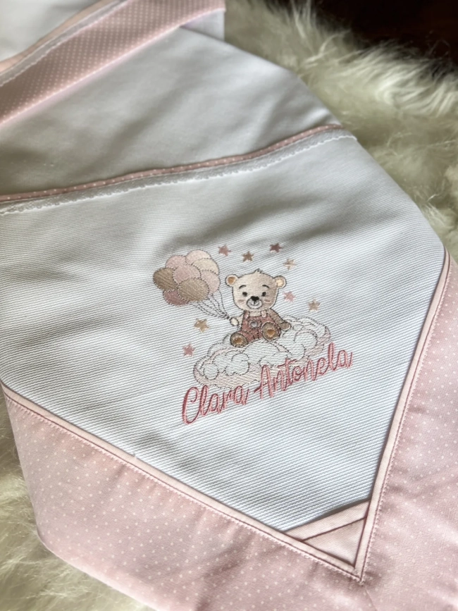 Cueiro flanela personalizada