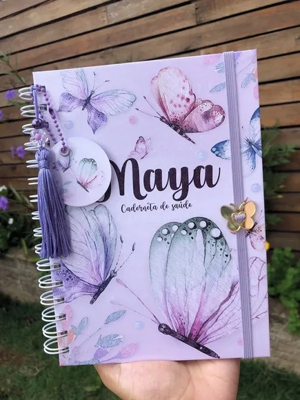 Caderneta de Saúde / Vacinação Personalizada - Borboletas