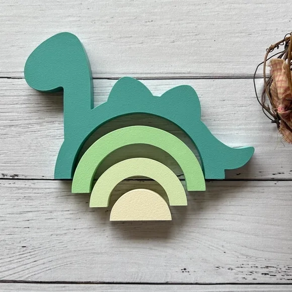 Dinossauro -arco Íris de Mesa - Decoração Bebê