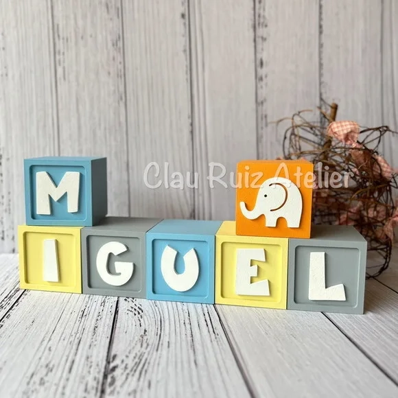 Safari Cubos 6x6cmts - Decoração Bebè