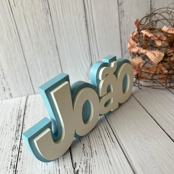 Decoração de Quarto Infantil - Sobreposição Nome em mdf