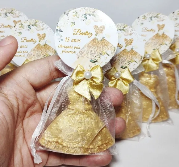 Lembrancinha 15 Anos, Sabonete Vestido de Princesa