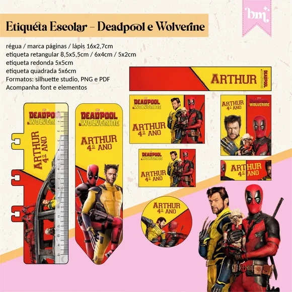 60 Etiquetas Escolares