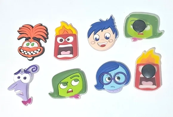 Pins de Crocs Divertidamente Emborrachado Pct C/6 Unidades