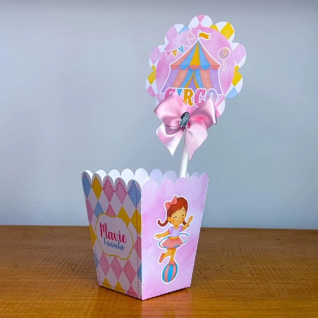 PEGUE E MONTE - Centro de Mesa CIRCO ENCANTADO - Decoração de Festa | Lembrancinhas | Aniversário | Personalizados