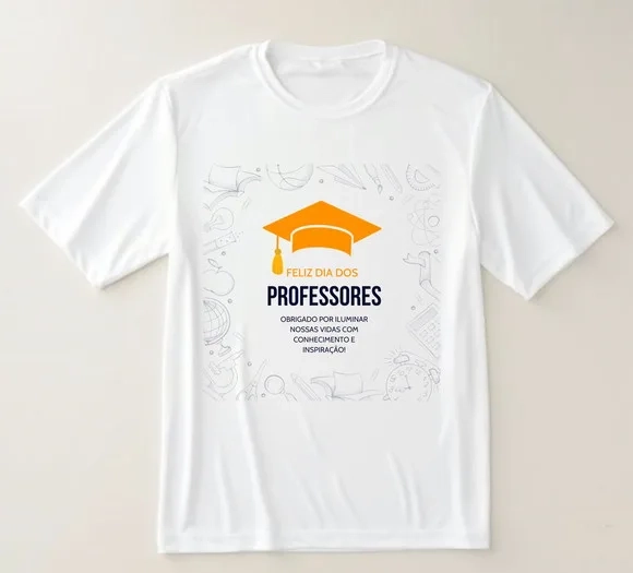 Camiseta Feliz Dia dos Professores