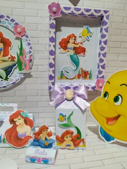 Kit 60 Lembrancinhas Ariel