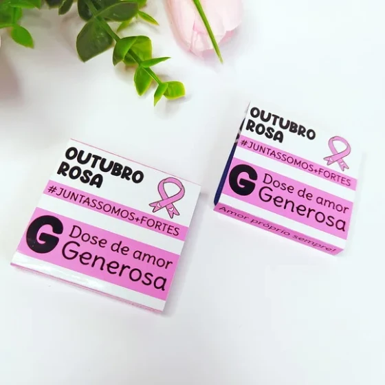 Chiclete Flics Outubro Rosa