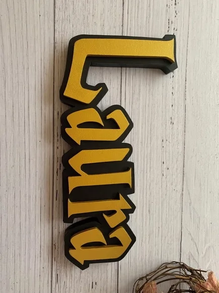 Harry Potter Sb Letras Decorativas de Parede -festa Infantil