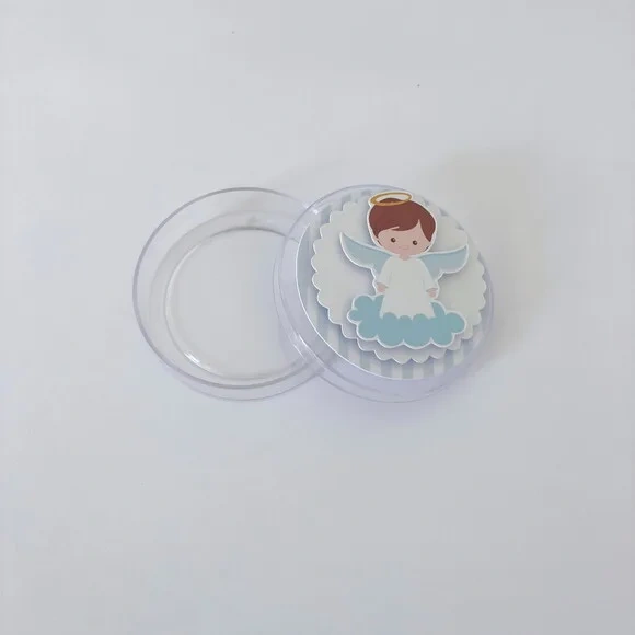 Latinha personalizada 3D Anjinho Batizado