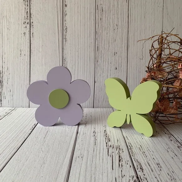 Flor e Borboleta - Decoração Bebê- Bosque Encantado