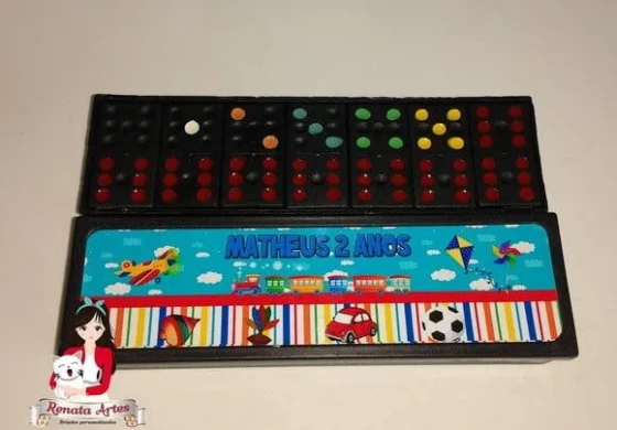 Dominó Personalizado Brinquedos Antigos