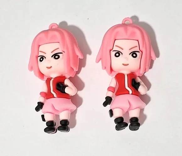Pingente Sakura Haruno Anime Naruto Emborachado 2 Unidades