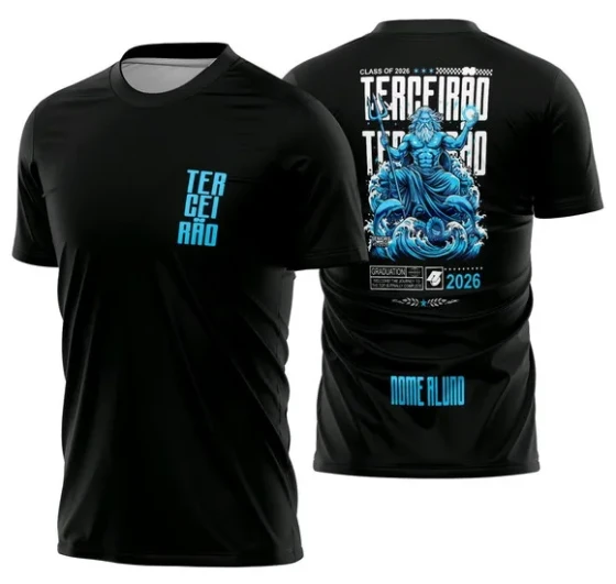 Arte Vetor Camisa Terceirão Poseidon Mod-321
