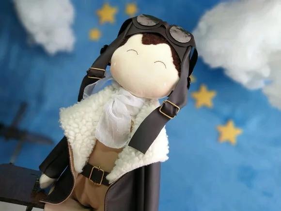 Aviador Pequeno Príncipe Boneco - 60 cm