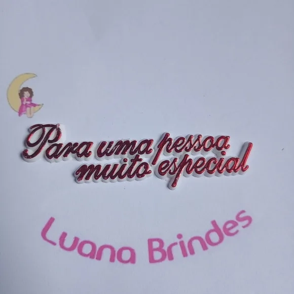 Aplique Para uma Pessoa Muito Especial 8cm 5 Unidades
