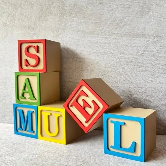 Cubos Personalizados Toy Story 6x6cm Decoração de Festa Infantil Quarto de Bebê