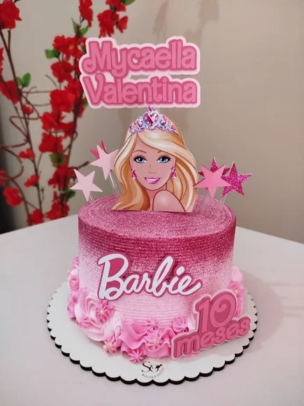 Arquivo Digital - Topo de Bolo Barbie