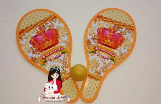 Raquetes de Ping Pong Tema Coroa Rezleza
