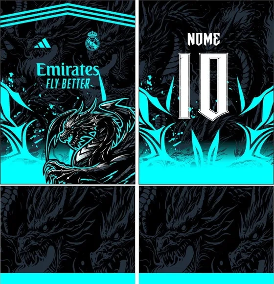 Arte Vetor Camisa Interclasse Dragão Mod-749