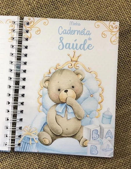 Caderneta de Saúde / Vacinação Personalizada - Ursinho