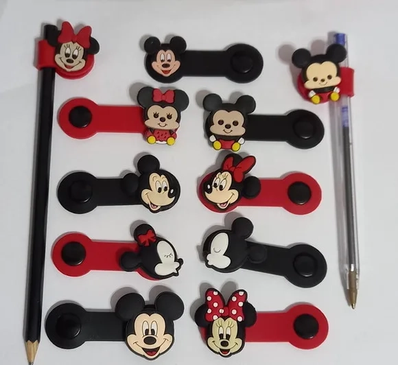 Kit Organizador de Fios e Ponteira Disney Pct/c 10 Unidades