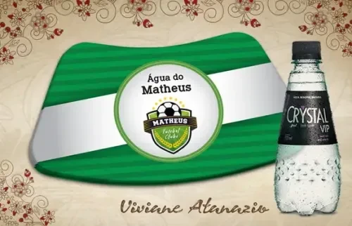 Rótulo Crystal Vip Futebol - 00407