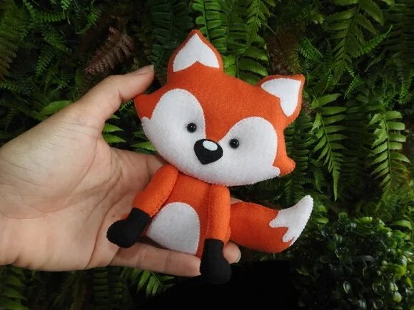 Raposa em Feltro - Mini Lembrança