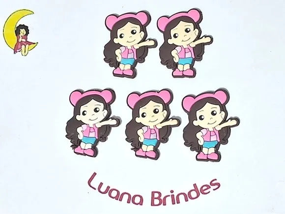 Aplique Maria Clara Emborrachado Pacote com 6 Unidades