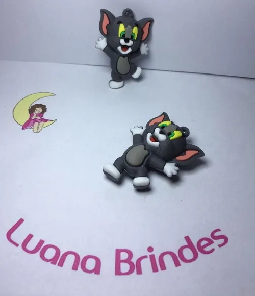 Pingente Tom Emborrachado 3d/5,5 cm Pct C/2un