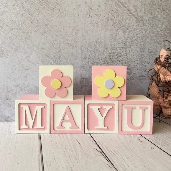 Tons Pastel Cubos 6x6cm Ts- Decoração Bebê