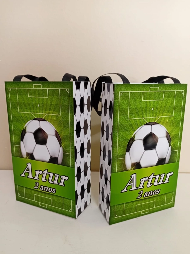 Sacolinhas Personalizadas Futebol para Lembrancinhas
