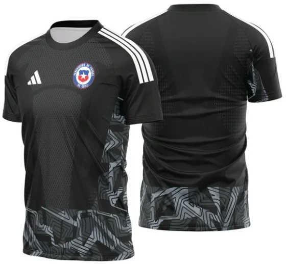 Arte Vetor Camisa Chile Goleiro I 2026