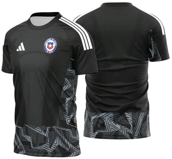 Arte Vetor Camisa Chile Goleiro I 2026