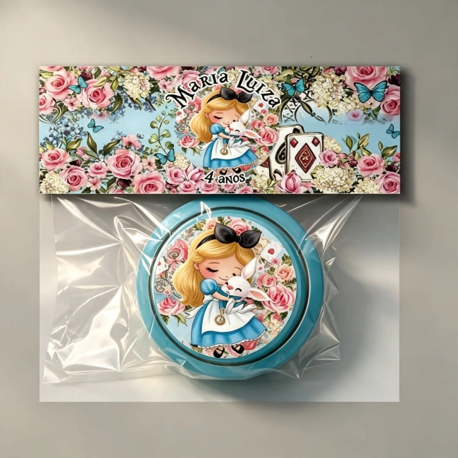 Iô iô Personalizado para lembrancinhas da Alice