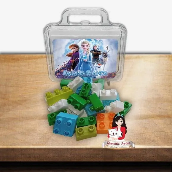 Maleta com Blocos de Montar Frozen 2