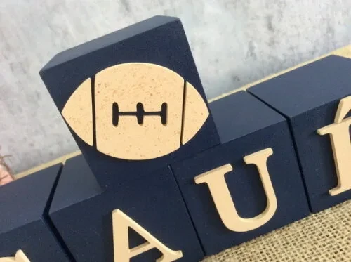Cubos 6x6cm Futebol Americano