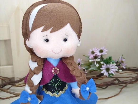 Ana de feltro - Personagem filme Frozen