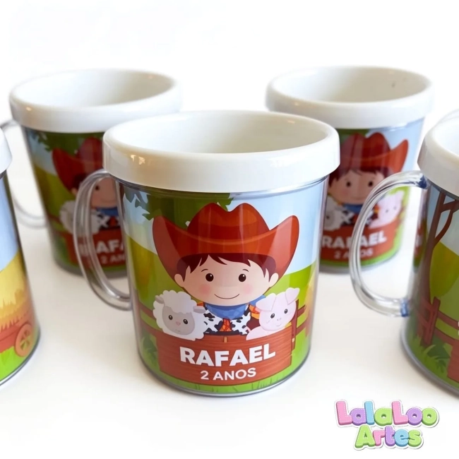 Caneca Fazendinha Personalizada