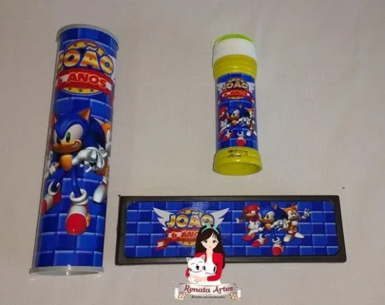 Kit Jogos 2 Personalizado Sonic