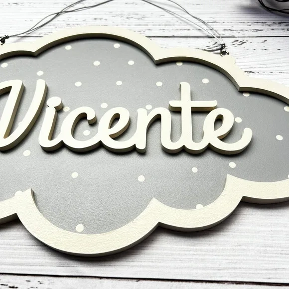 Porta de Maternidade Nome Composto - Decoração Bebê