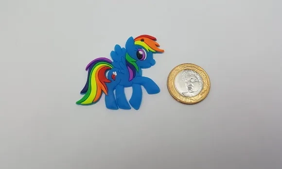 Pingente My Little Ponney Emborrachado de 5cm