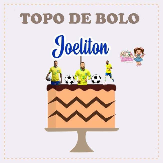 Kit Festa Só Um Bolinho NEYMAR - Decoração de Festa