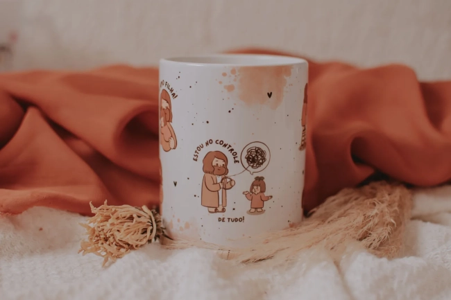 Canecas de porcelana / frase/Jesus