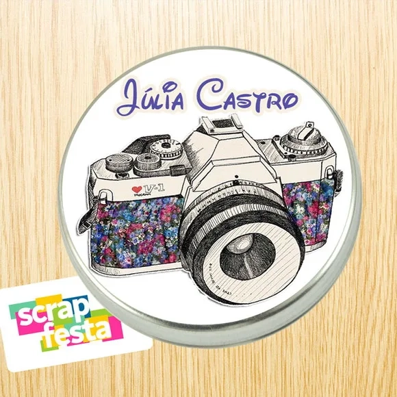 Latinha Personalizada Profissão de Fotógrafa