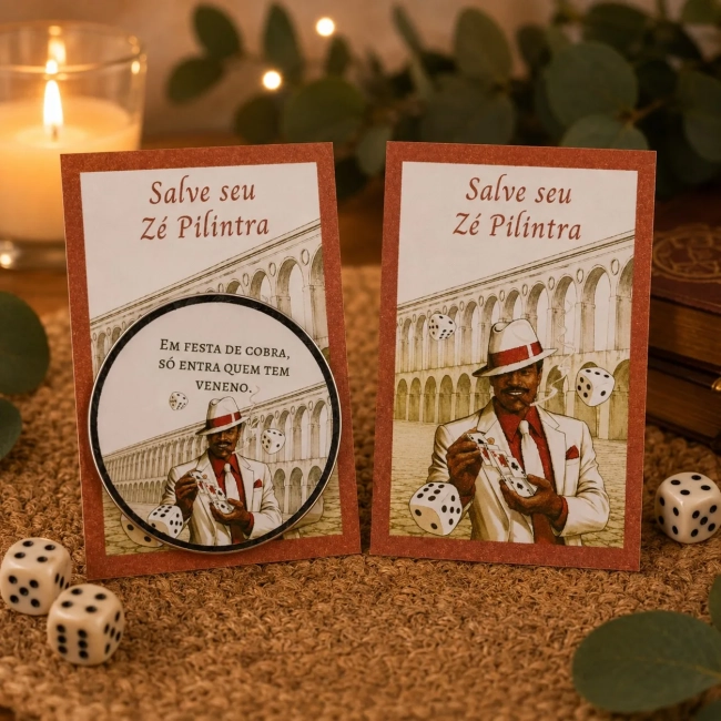 102 unidades de Vela Aromática na latinha Personalizada, Zé Pilintra - Orixás e Entidades, fazemos qualquer tema.
