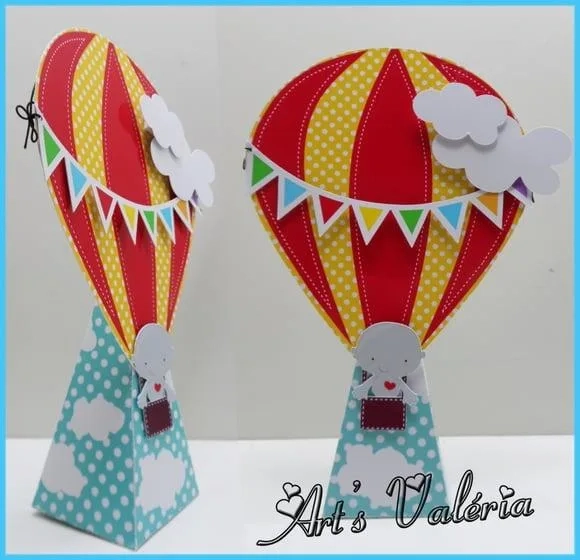 Caixa Pirâmide Balão Mágico de Oz