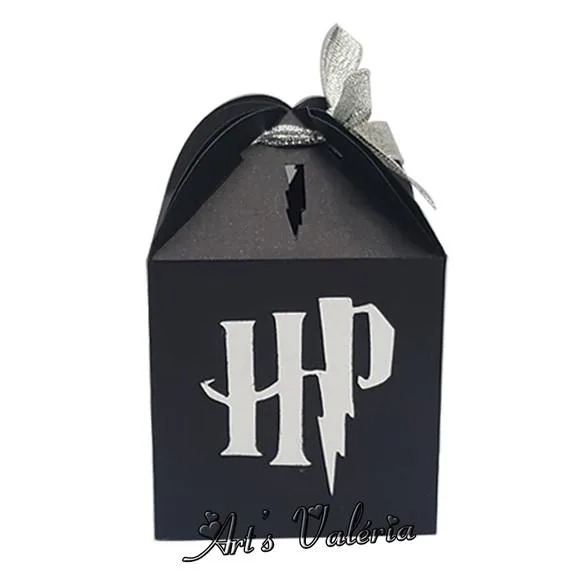 Caixa com Recorte Harry Potter