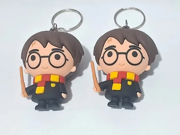 Chaveiro Harry Potter 3d Emborrachado 6cm 1 Unidades