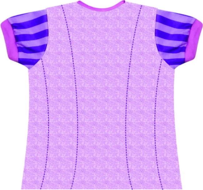 Blusa Adulto Fantasia Princesa Lilás Camiseta Estampa Realista Feminina